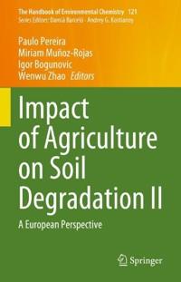 Kirjan kansi "Impact of Agriculture on Soil Degradation II"