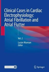 Kirjan kansi "Clinical Cases in Cardiac Electrophysiology: Atrial Fibrillation and Atrial Flutter"