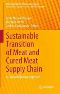 Kirjan kansi "Sustainable Transition of Meat and Cured Meat Supply Chain"