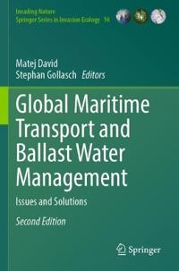 Kirjan kansi "Global Maritime Transport and Ballast Water Management"