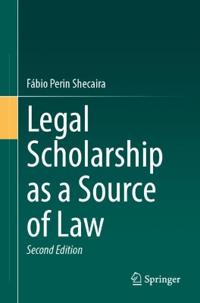 Bokomslag för "Legal Scholarship as a Source of Law"