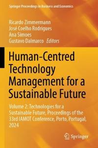 Human-Centred Technology Management for a Sustainable Future