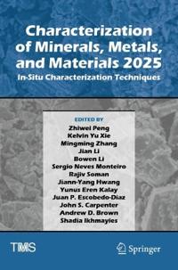 Characterization of Minerals, Metals, and Materials 2025