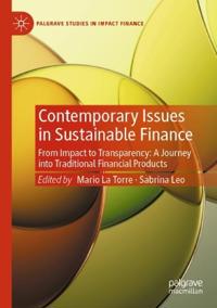 Contemporary Issues in Sustainable Finance