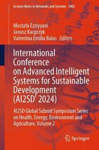International Conference on Advanced Intelligent Systems for Sustainable Developent (AI2SD 2024)