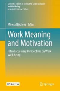 Work Meaning and Motivation
