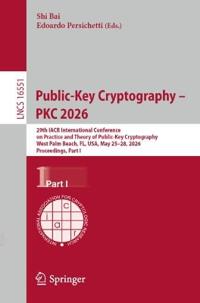 Public-Key Cryptography – PKC 2026