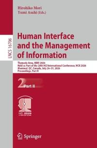 Human Interface and the Management of Information