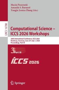 Computational Science – ICCS 2026 Workshops