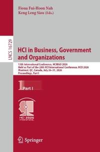 HCI in Business, Government and Organizations