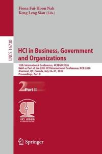 HCI in Business, Government and Organizations