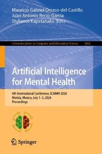 Artificial Intelligence for Mental Health