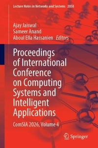 Proceedings of International Conference on Computing Systems and Intelligent Applications