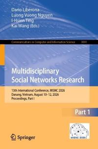 Multidisciplinary Social Networks Research