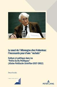 Le souci de l'Allemagne chez Habermas