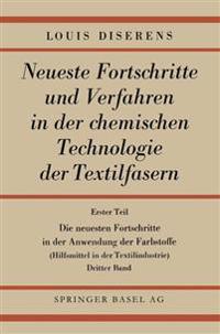 Bokomslag för "Die neuesten Fortschritte in der Anwendung der Farbstoffe"