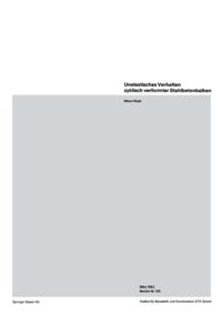 Unelastisches Verhalten zyklisch verformter Stahlbetonbalken