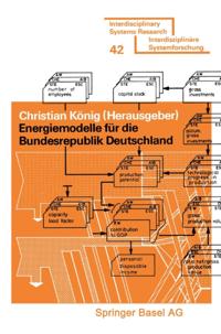 Energiemodelle für die Bundesrepublik Deutschland
