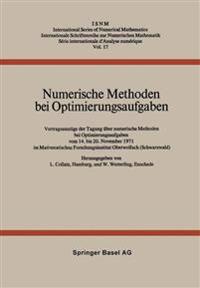 Numerische Methoden bei Optimierungsaufgaben