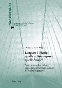 Langues à l’école : quelle politique pour quelle Suisse ?