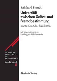 Universität Zwischen Selbst- Und Fremdbestimmung