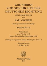 Achtes Buch: Vom Frieden 1815 bis zur französischen Revolution 1830