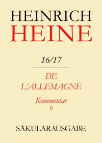 De l''Allemagne. Kommentar. Teilband II
