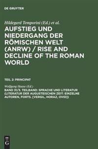 Bokomslag för "Sprache Und Literatur (Literatur Der Augusteischen Zeit"