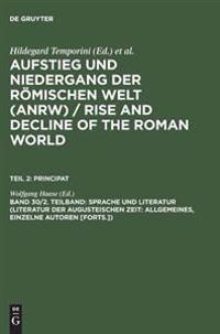 Sprache Und Literatur (Literatur Der Augusteischen Zeit