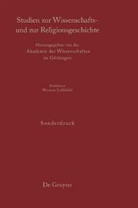 Studien zur Wissenschafts- und zur Religionsgeschichte