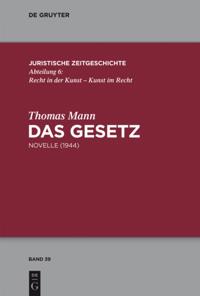 Juristische Zeitgeschichte / Abteilung 6
