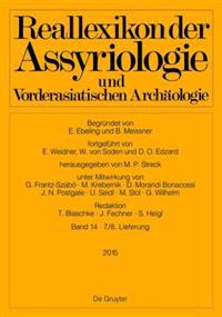 Reallexikon Der Assyriologie Und Vorderasiatischen Archaologie. Bd 14/Lieferung 7/8