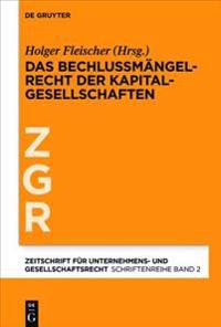 Das Beschlussmängelrecht Der Kapitalgesellschaften