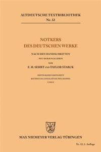 Notkers Des Deutschen Werke