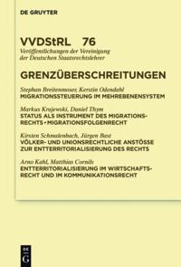 Veröffentlichungen der Vereinigung der Deutschen Staatsrechtslehrer