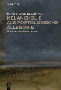 Kirjan kansi "Melancholie ALS Poetologische Allegorie"