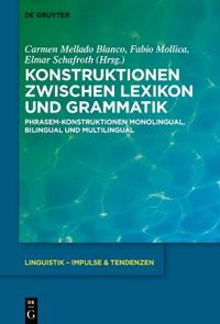 Bokomslag för "Konstruktionen zwischen Lexikon und Grammatik"
