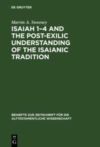 Beihefte zur Zeitschrift für die alttestamentliche Wissenschaft
