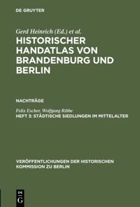 Veröffentlichungen der Historischen Kommission zu Berlin