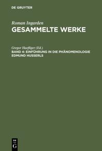 Einführung in die Phänomenologie Edmund Husserls