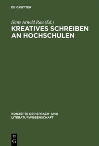 Kreatives Schreiben an Hochschulen