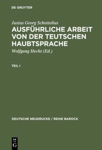 Deutsche Neudrucke / Reihe Barock