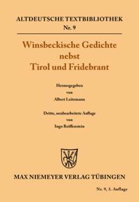 Winsbeckische Gedichte nebst Tirol und Fridebrant