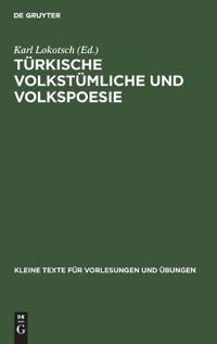 Türkische Volkstümliche Und Volkspoesie