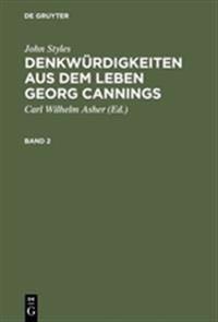 Denkwürdigkeiten aus dem Leben Georg Cannings