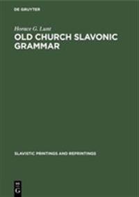 Old Church Slavonic grammar