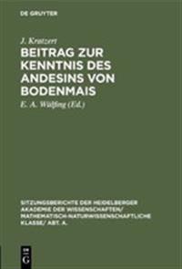 Beitrag Zur Kenntnis Des Andesins Von Bodenmais
