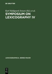 Lexicographica. Series Maior