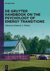 De Gruyter Handbook on the Psychology of Energy Transitions