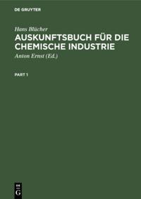 Auskunftsbuch für die chemische Industrie